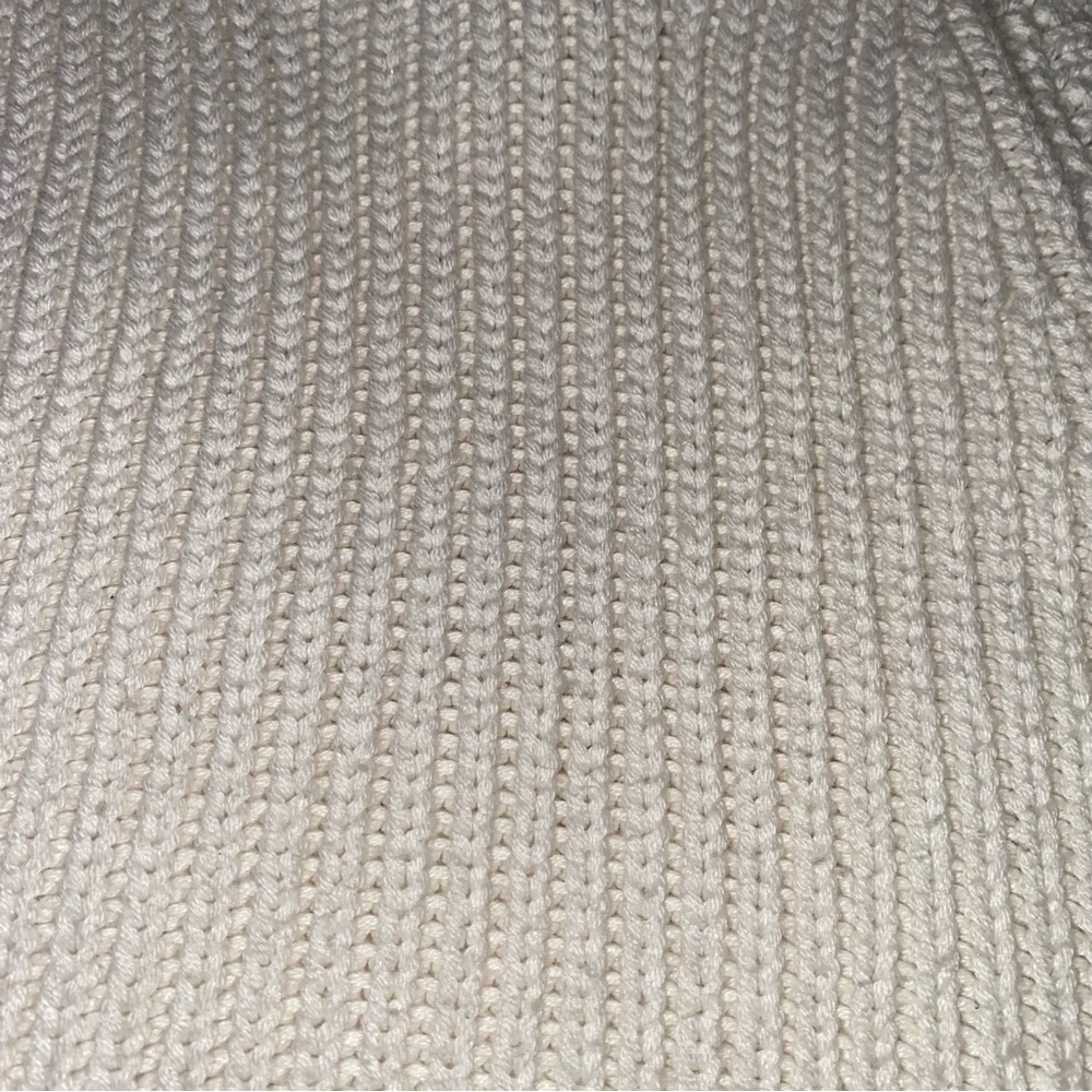 SHOW ME YOUR MUMU COLBY CROP SWEATER TANK TOP IN MARSHMALLOW KNIT MOCK NECK - Picture 6 of 7